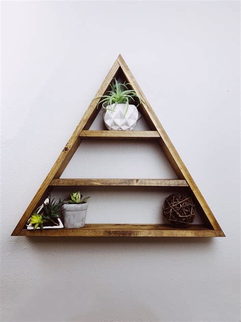 Triangle Shelf Shelf Shelves Triangle Wall Decor | Etsy | Diy wall decor, Home decor wall art ...