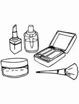 Free Makeup To Color Coloring Page  Printable Pages For Kids sketch template