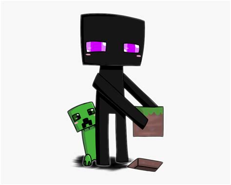 Mbtskoudsalg Provides You With Free Enderman Drawing - Cute Enderman Drawing, HD Png Download ...