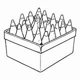 Download Vibrant Box Of Crayons Coloring Pages Online  Creative Fabrica sketch template