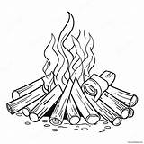 Colorful Lag Baomer Bonfire Coloring Page 31904 25220 sketch template