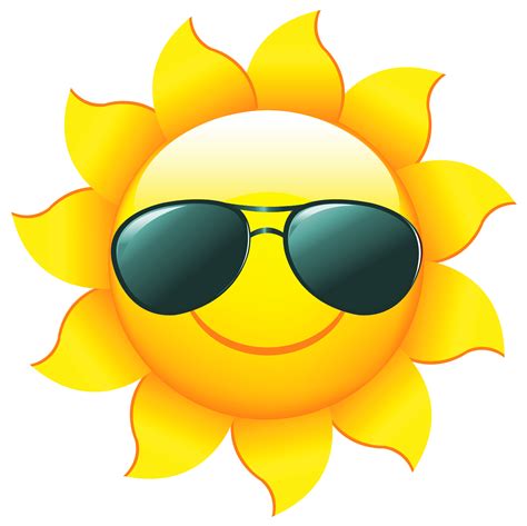 sun with shades clipart | Clipart Panda - Free Clipart Images