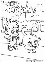 Morphle Coloring Pages  Free Printable PDF & Online sketch template