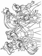 Sailor Scouts  sailor Moon colouring page coloring pages sketch template