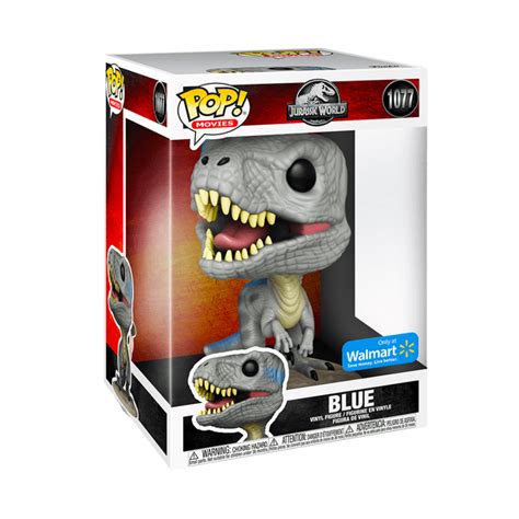 Funko POP! Jumbo: Jurassic World - Blue - Walmart Exclusive - Walmart.com - Walmart.com