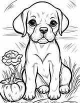 Halloween Puppy Coloring Pages  Nation sketch template