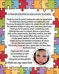 Prayer for Special Education Teachers