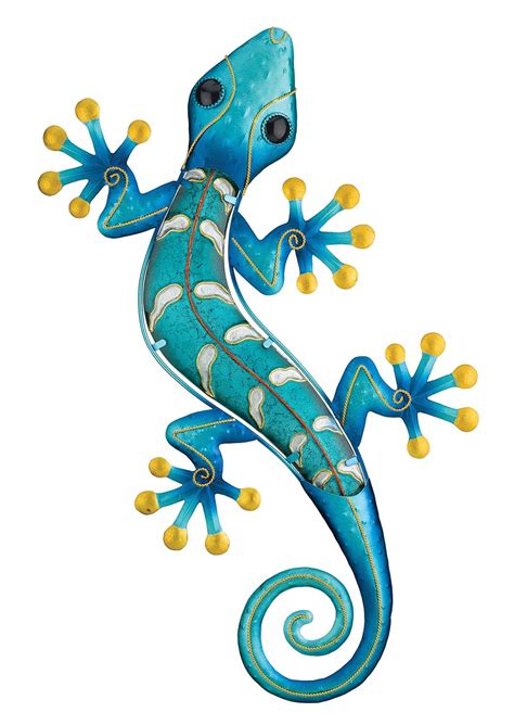 Gecko Wall Decor Ideas: Gecko Metal Wall Art