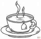 Cup Of Tea coloring Page  Free Printable Coloring Pages sketch template