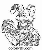 Fnaf Withered Bonnie – Coloring Pages And Books In PDF sketch template