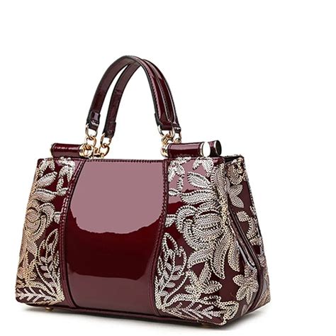 luxury embroidery women bag luxury brand women shoulder bags famous ...