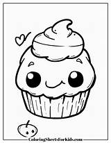 Muffin Coloring Pages Free PDF Printables  Sheets For Kids sketch template