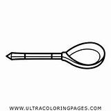 Wood Spoon Coloring Pages For Kids  Free To sketch template