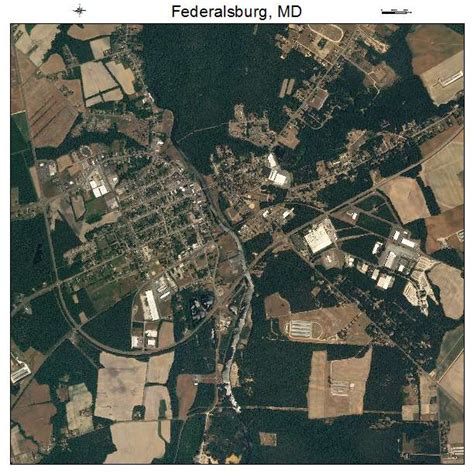 Aerial Photography Map of Federalsburg, MD Maryland