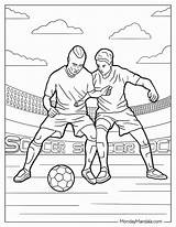 30 Soccer Coloring Pages Free PDF Printables sketch template