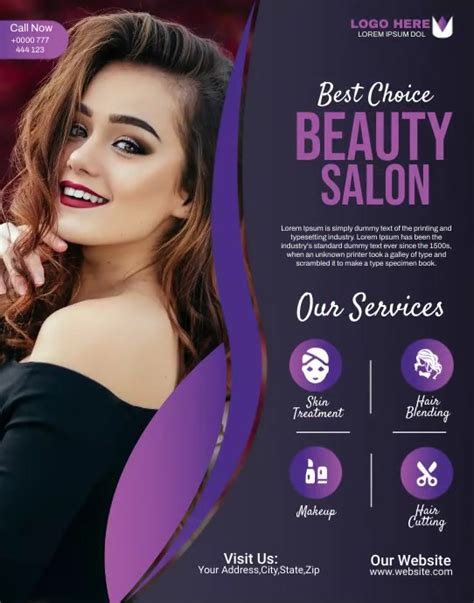 Beauty Salon Poster Design