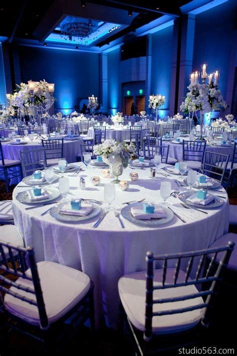 ice blue Wedding | Beautiful Ice Blue and Frost White Wedding winter wedding theme at ...