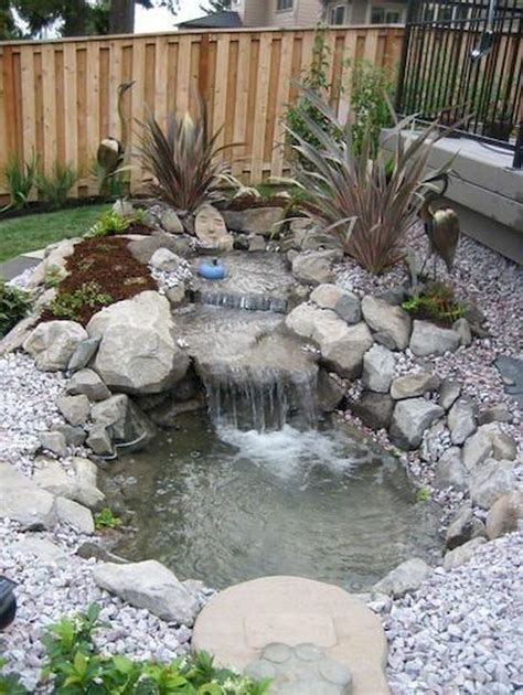 Small corner yard waterfall pond ideas - gareteast