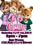 33 THE CHIPETTES Birthday Invitations and Party Supplies and T-Shirt ideas | party favor bags ...