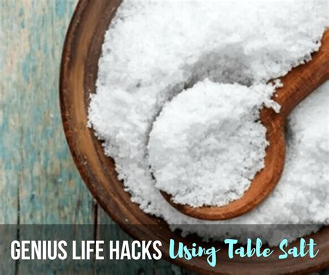 Genius Life Hacks Using Table Salt that Everyone Should Try!