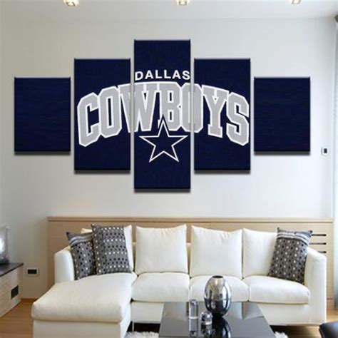 Dallas Cowboys – Sport 5 Panel Canvas Art Wall Decor – Canvas Storm