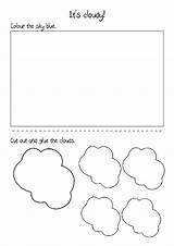 Its Cloudy sketch template