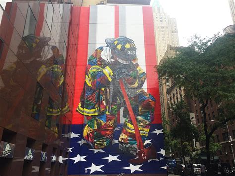 New Midtown mural honors 9/11 firefighter | 6sqft