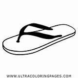 Beach Shoes Coloring Pages For Kids  Free sketch template