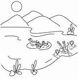 Print Lake coloring Page  Download Or Color Online For Free sketch template