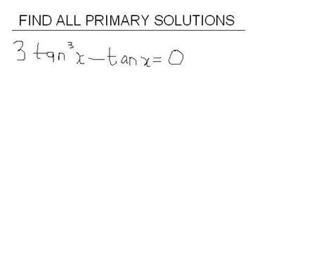 tan equation