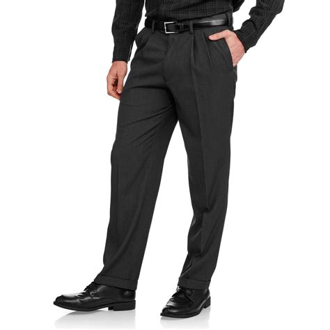 Men's Pleated Dress Pant - Walmart.com