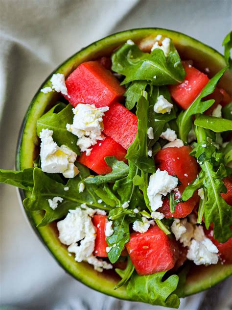 Fresh Watermelon Feta Salad Recipe