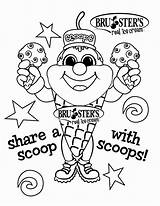 Ice Cream Scoop Coloring Pages Lovely Brusters  Meriwer Coloring sketch template