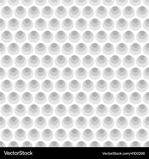 Gray circles seamless pattern background Vector Image