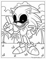 20 Sonic Exe Coloring Pages Free PDF Printables sketch template