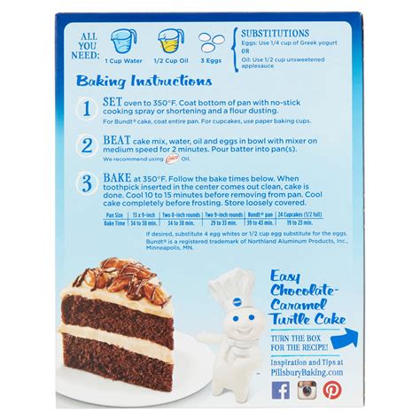 Pillsbury Oven Cake Mix Recipe | Deporecipe.co