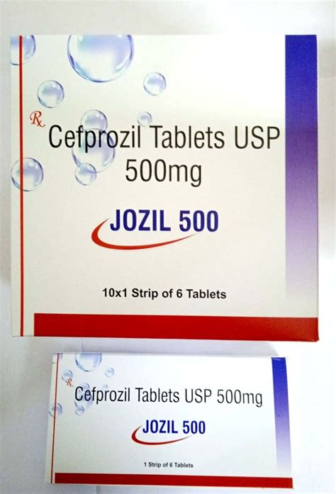 Cefprozil 500 Mg Tablet, 10x1x6 at Rs 5750/box in Chandigarh | ID: 2850371304097