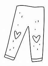 Kids Pants Coloring Page  Free Printable Pages sketch template