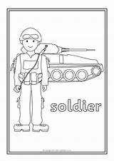 Occupation Coloring For Kids Pages sketch template
