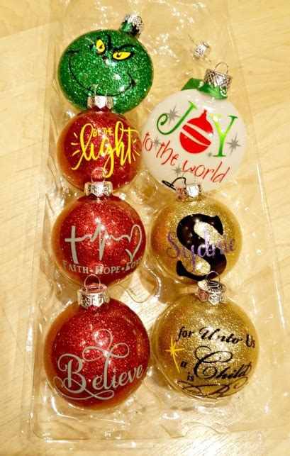 Learn How to Make Personalized DIY Glitter Ornaments! - Leap of Faith Crafting