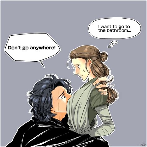 Pin von Katie Johnson auf Reylo | Lustige comics, Comic, Star wars