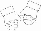 Christmas Mittens coloring page Coloring Page  Free Printable sketch template
