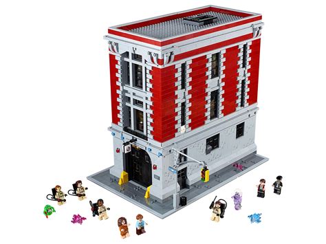 LEGO Ghostbusters Firehouse HQ - High res picture with all minifigures ...