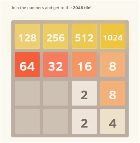 2048 - The Math Game