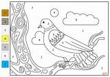Dove Color by Number  Free Printable Coloring Pages sketch template