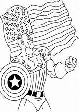 Free & Easy To Print Captain America Coloring Pages  Tulamama sketch template