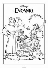 Free Printable Disney ENCANTO Coloring Pages  Family coloring sketch template