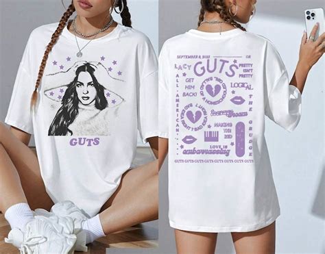 Guts Olivia Rodrigo Shirt Olivia Rodrigo Guts Merch Olivia - Etsy Canada