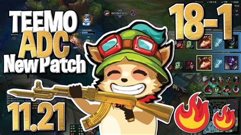 Teemo ADC patch 11.21 - YouTube