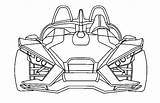 Polaris Slingshot Car Vehicle Sports Gtspirit Coloring Patented  sketch template